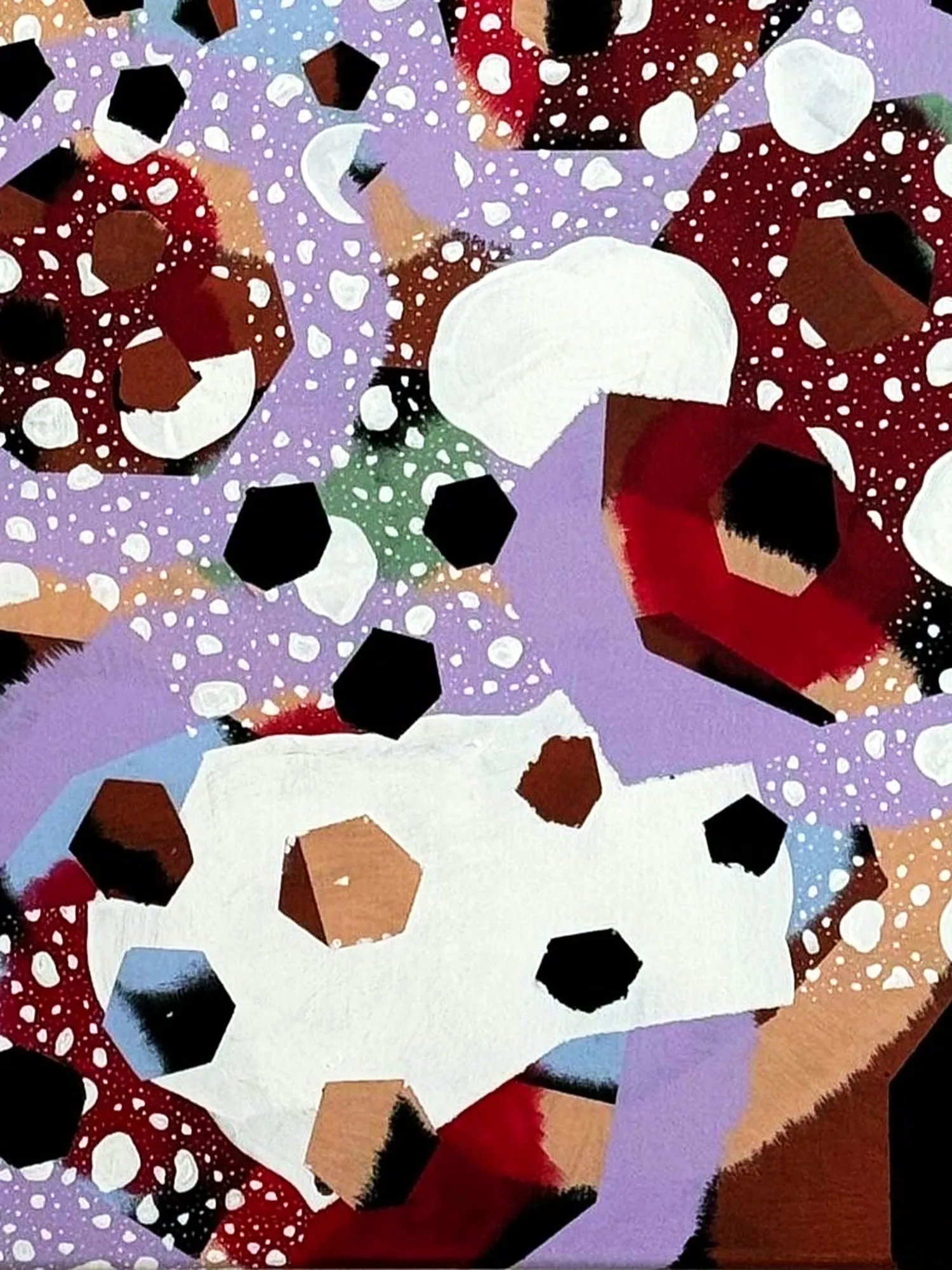 Lila snö — detail