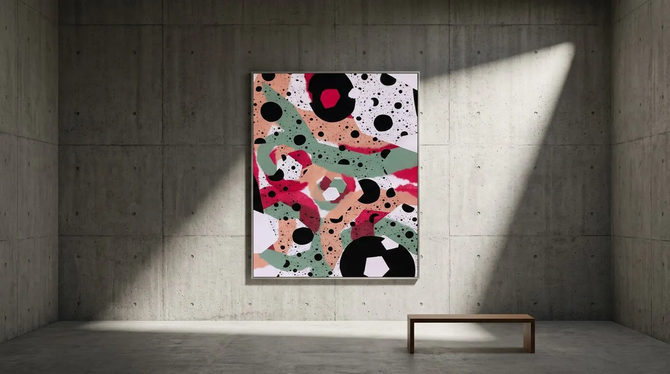 Ögonblick av evighet — shown in a space